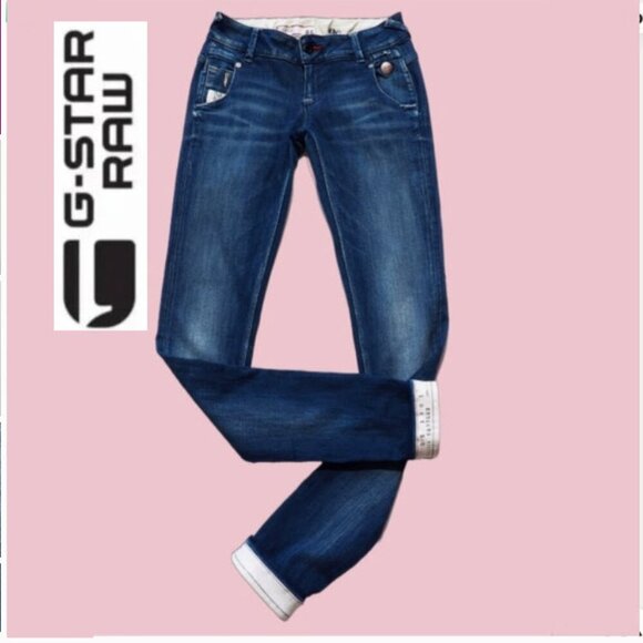 G-Star Raw 5620 Slim fit Dark Blue Skinny Leg Jeans - Picture 1 of 16